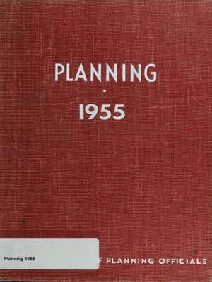 cover image of Planning 1955